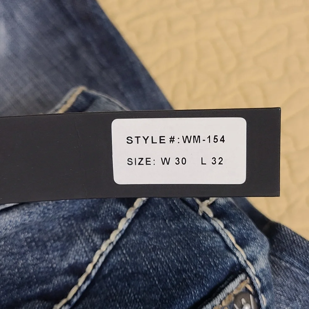 Dylan George Lucy distressed slim fit ankle zip jeans size 30 - Picture 12 of 12